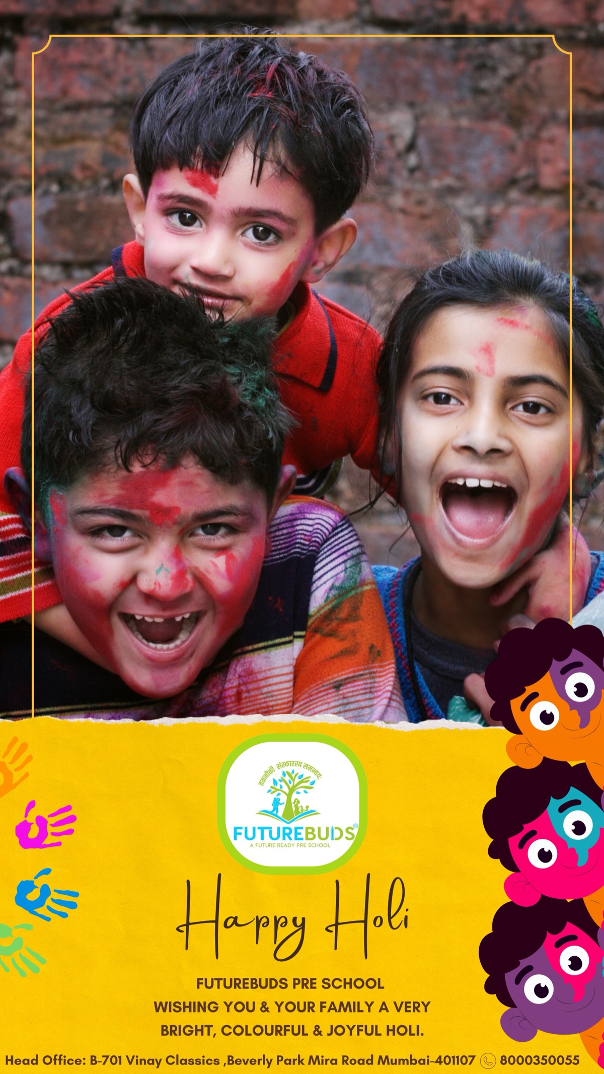 FutureBuds Happy Holi Celebration