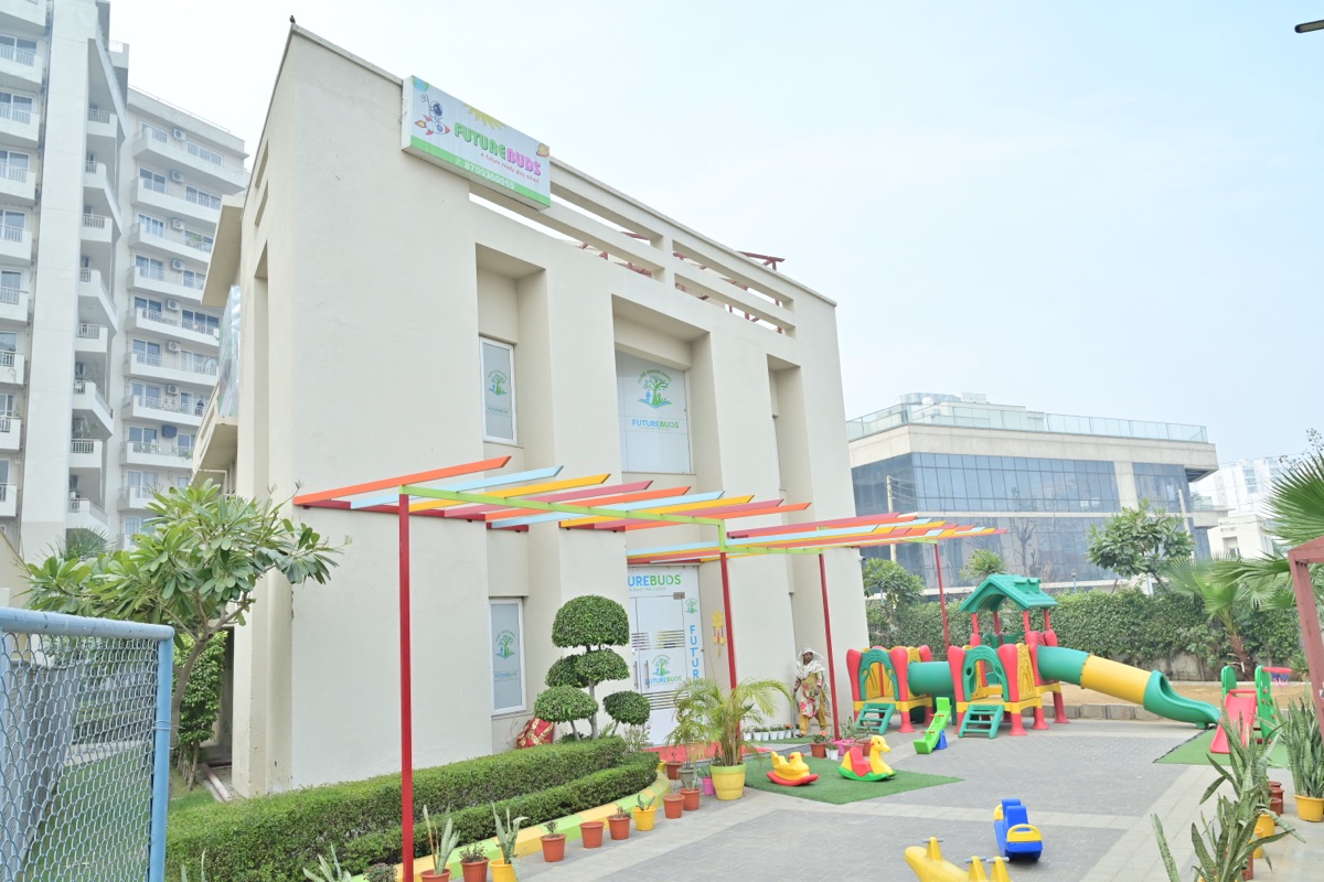 FutureBuds school building and playground